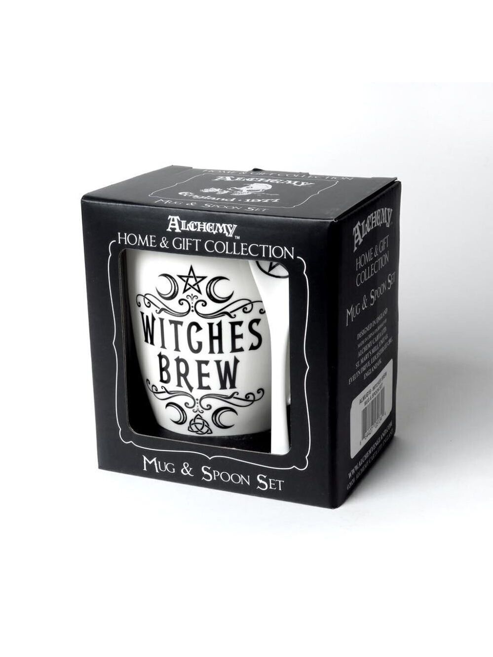 NEW! Alchemy Gothic "Witch's Potion" Moon Cup & Spoon Set - Picture 3 of 3